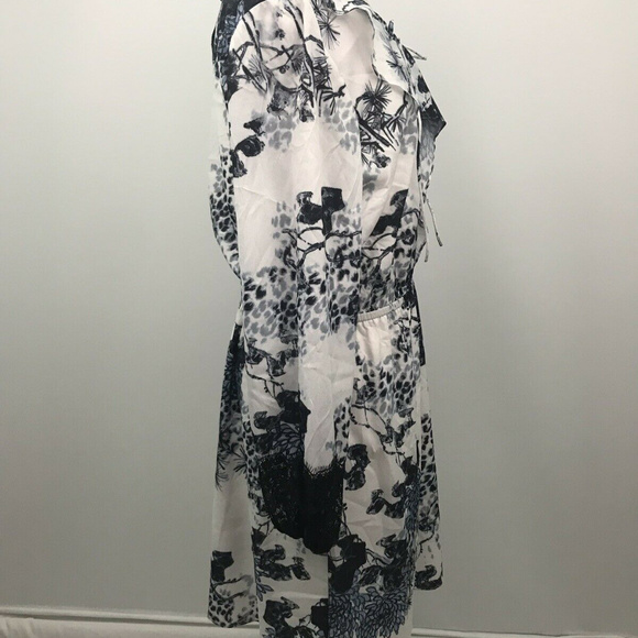 NWT Kobi Black/ White Long Sleeve Dress - Picture 3 of 7